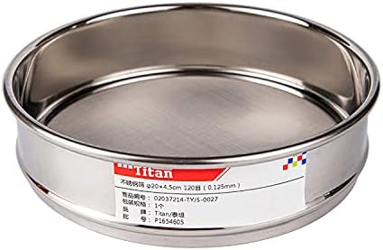 φ20×4.5cm 120 Mesh 304 Stainless Lab Sieves Economy Test Sieve 304 Stainless