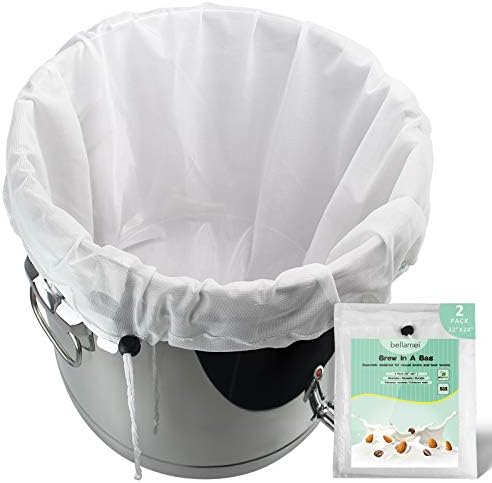 3 Pack Brew Bags, 22 x 26 Inch, 250 Micron BIAB Strainers