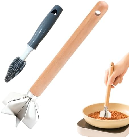 Stainless Steel Meat Masher, Meat Chopper, 11 Inch