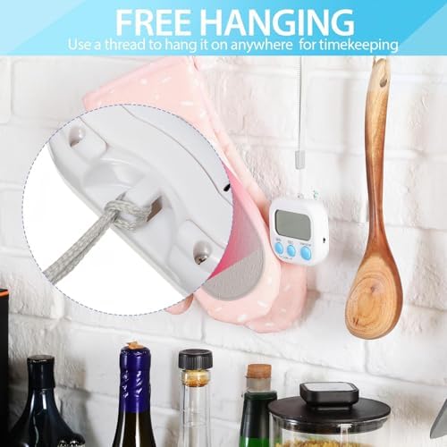 Weewooday 24 Pcs Digital Kitchen Timer Bulk