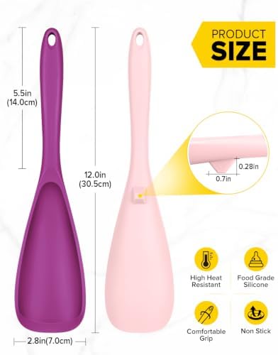BUNDLEPRO Silicone Cooking Spoons