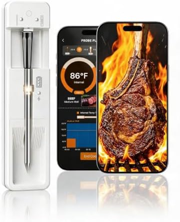 Bluetooth Wireless Meat Thermometer Digital, 0.5S Instant Read