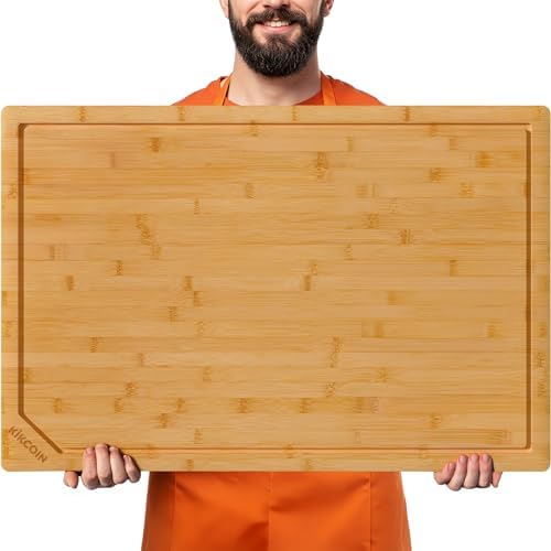 Kikcoin 36”×24” Bamboo Cutting Boards