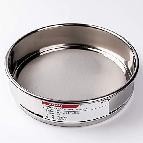 φ20×4.5cm 250 Mesh 304 Stainless Lab Sieves Economy Test Sieve 304 Stainless