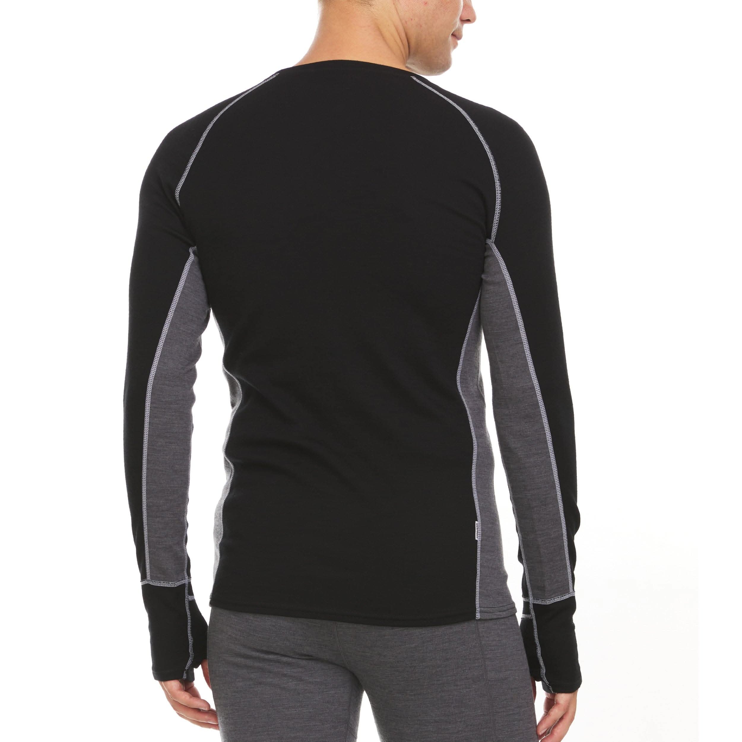 Men's Woolverino Midweight Crew Long Sleeve Performance Shirt