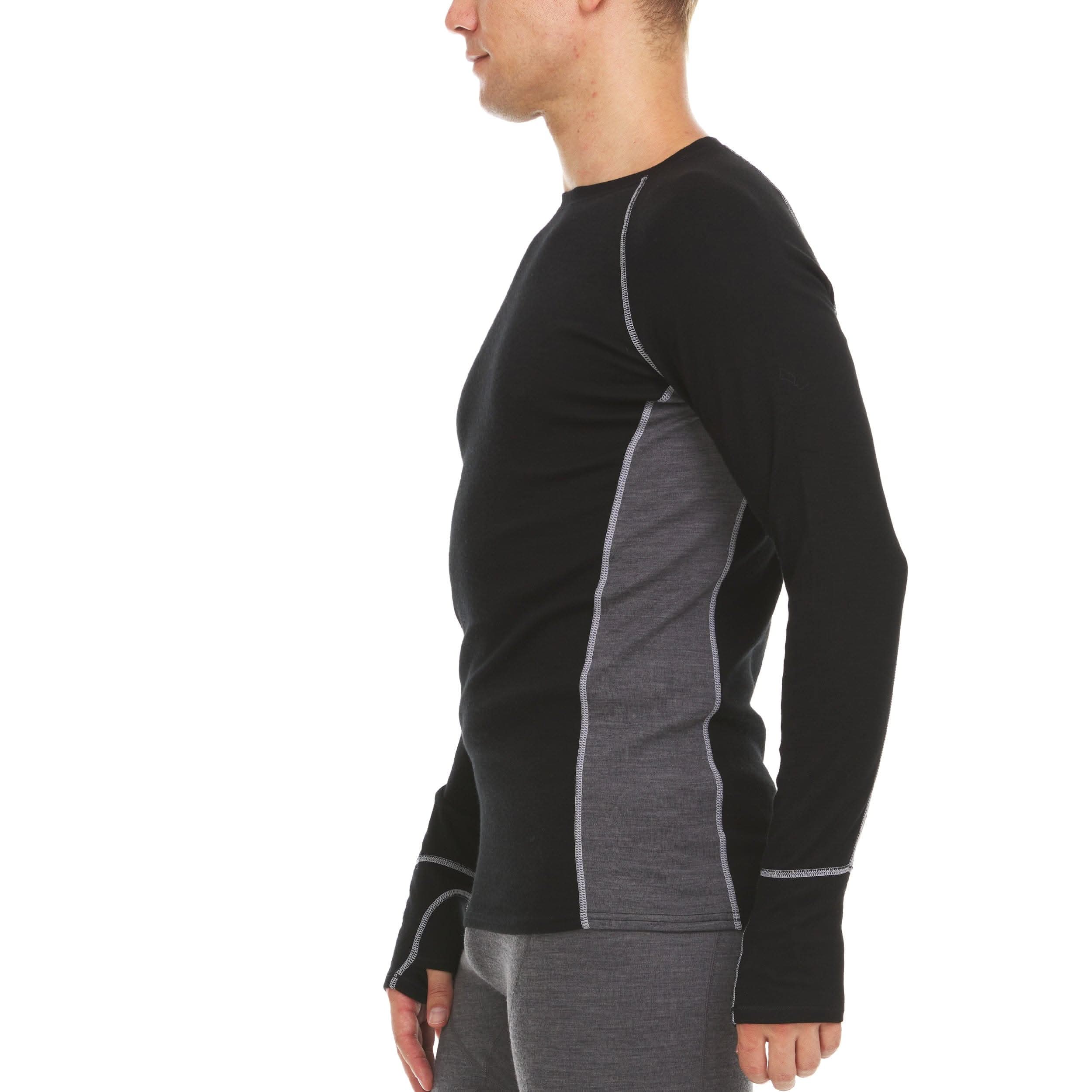 Men's Woolverino Midweight Crew Long Sleeve Performance Shirt