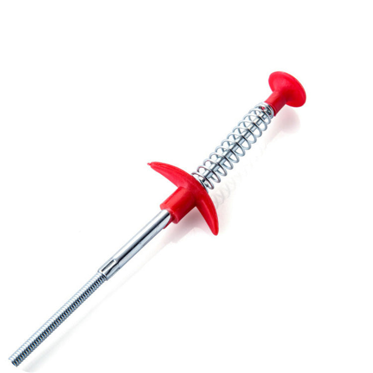 60CM Drain Clog Remover Spring Sewer Dredger for Sink Hair Removal