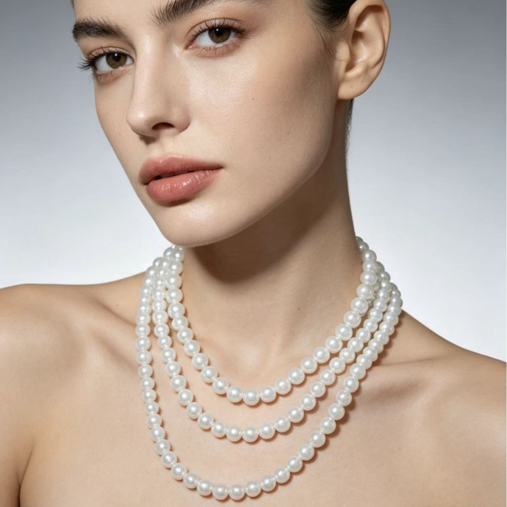 Elegant Multi-strand Pearl Necklace