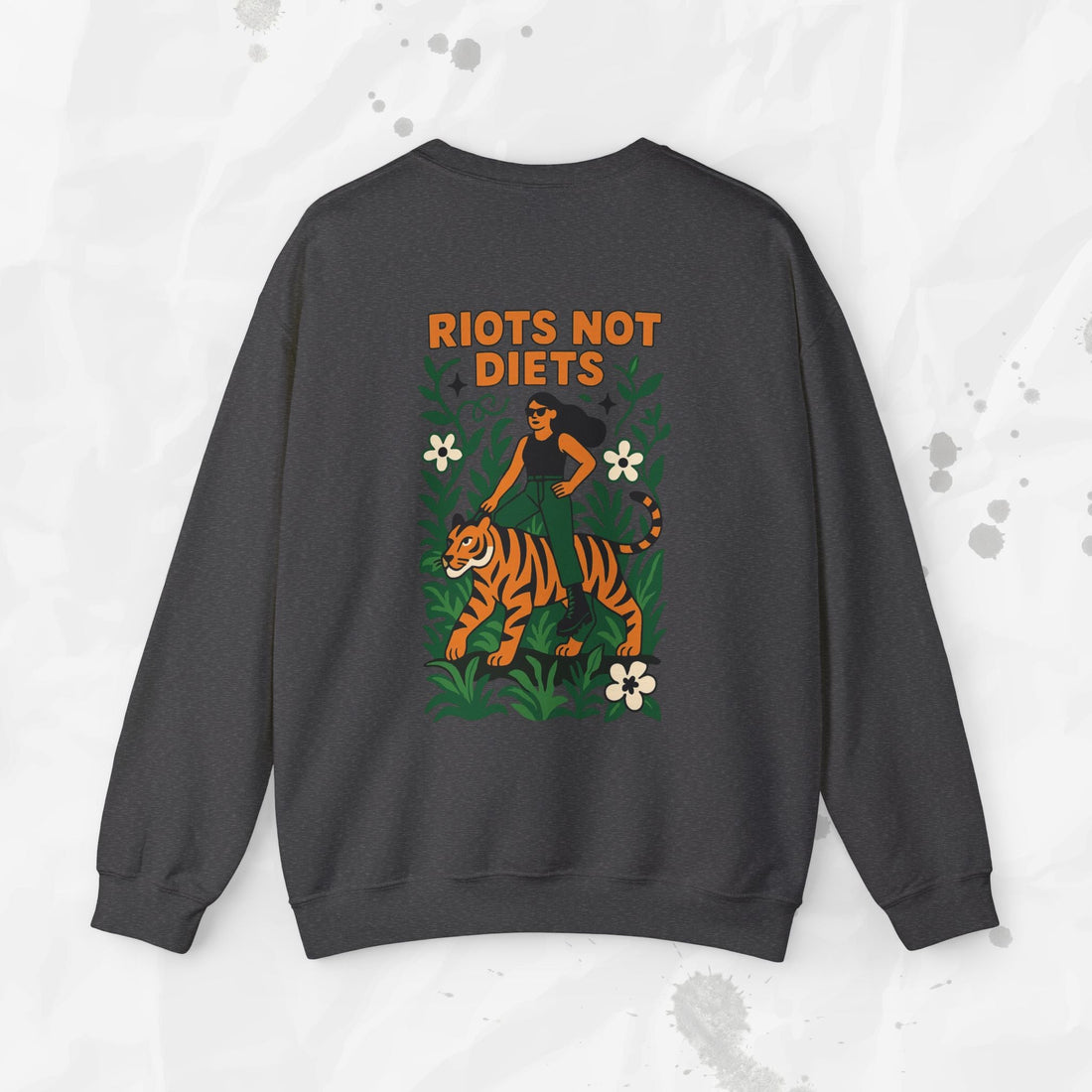 Riots Not Diets - Crewneck Sweatshirt