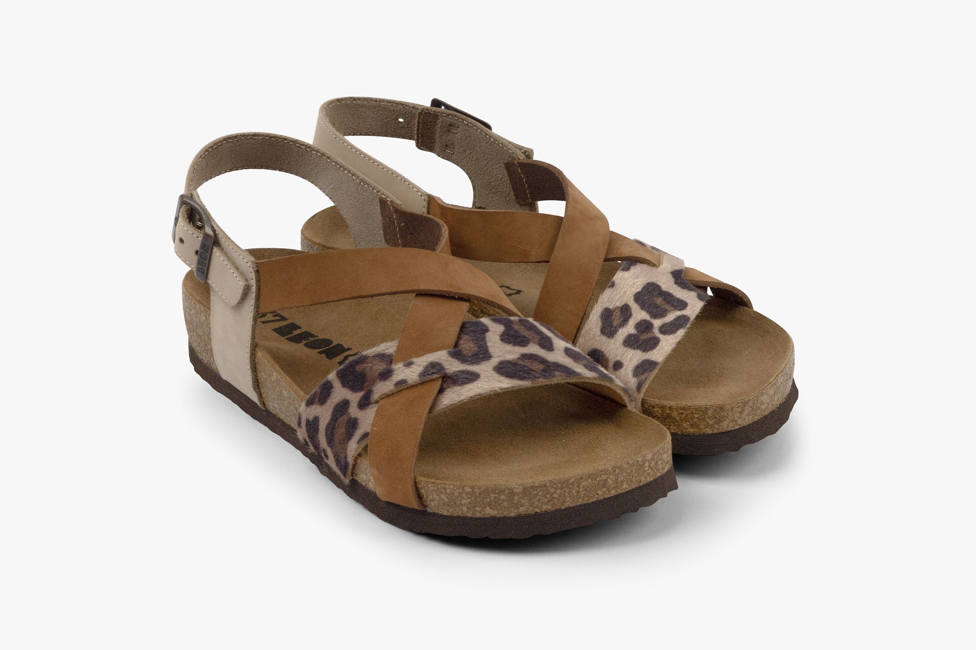Women's Orthopedic Leather Sandals with Adjustable Ankle Strap - Image 5