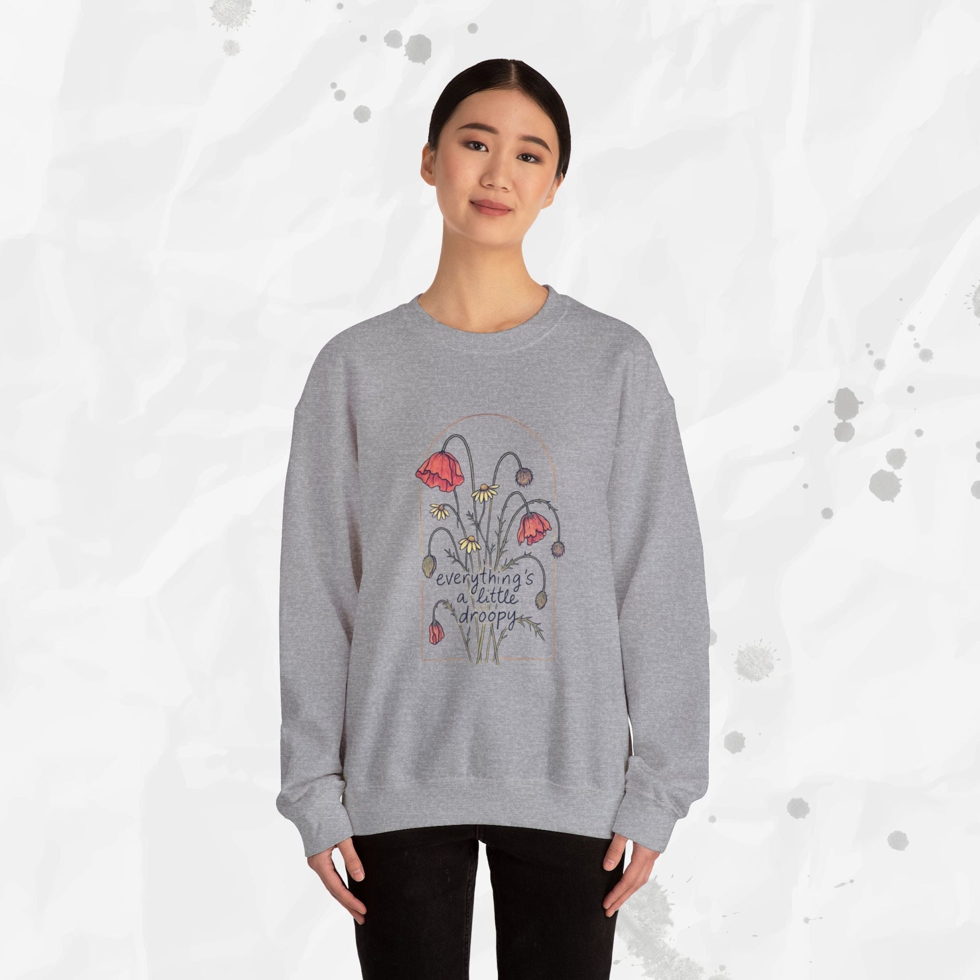 Everythings a Little Droopy - Crewneck Sweatshirt