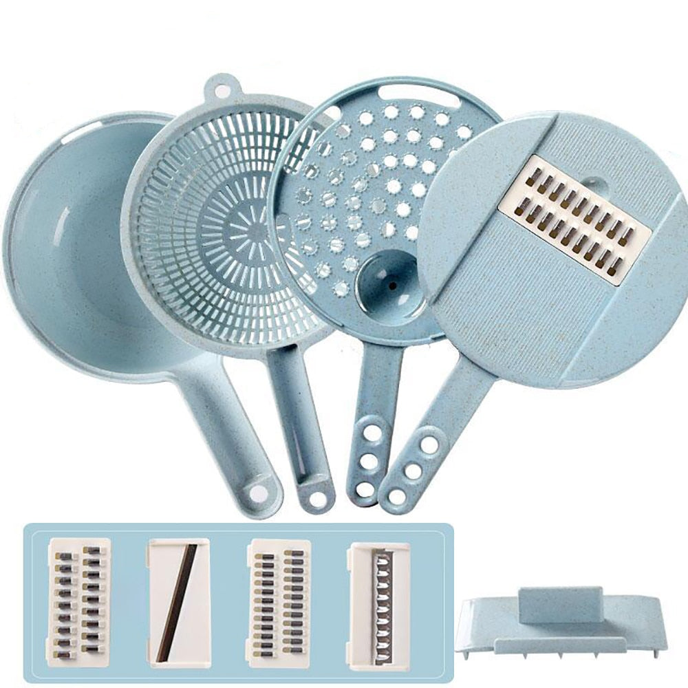 8-in-1 Mandoline Vegetable Slicer, Onion Chopper & Food Grater