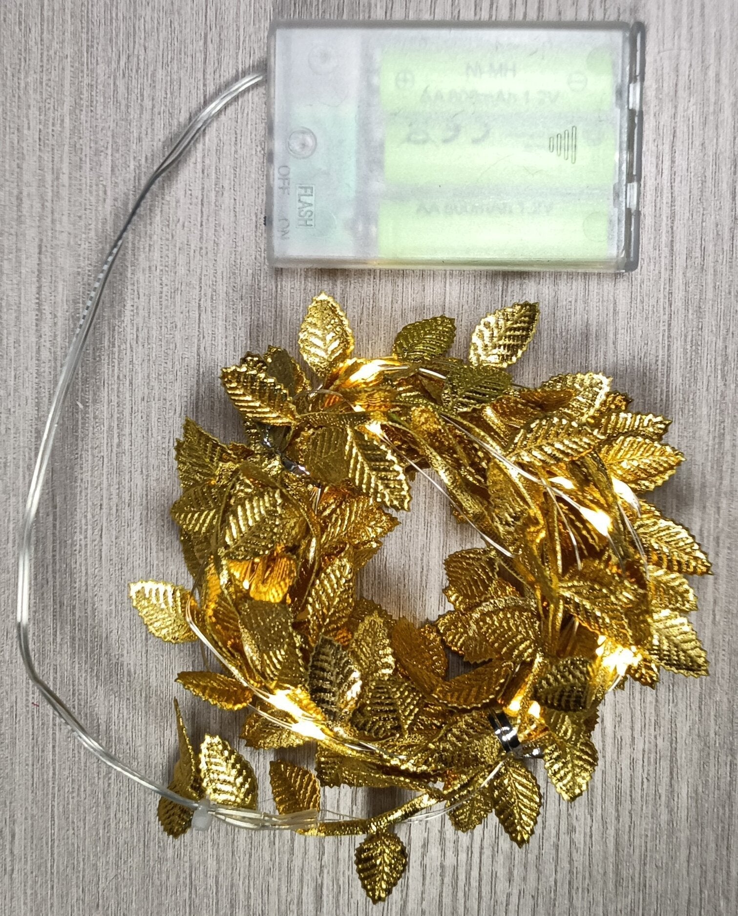 Golden Leaf Led Copper Wire Light Pure Copper Bold
