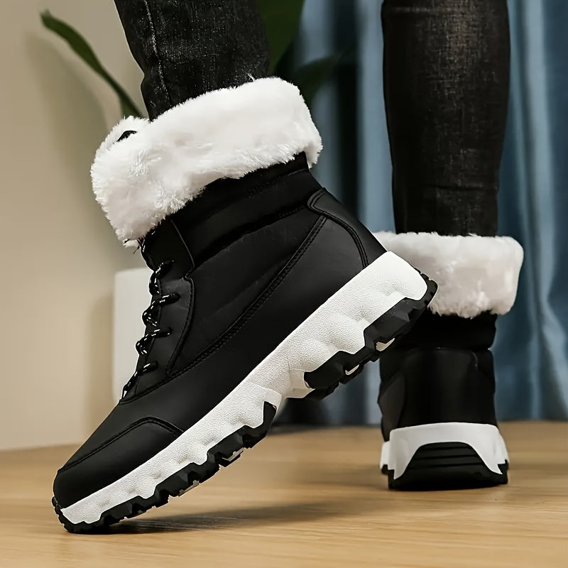 Velvet Warm Comfortable Winter Style Snow Boots