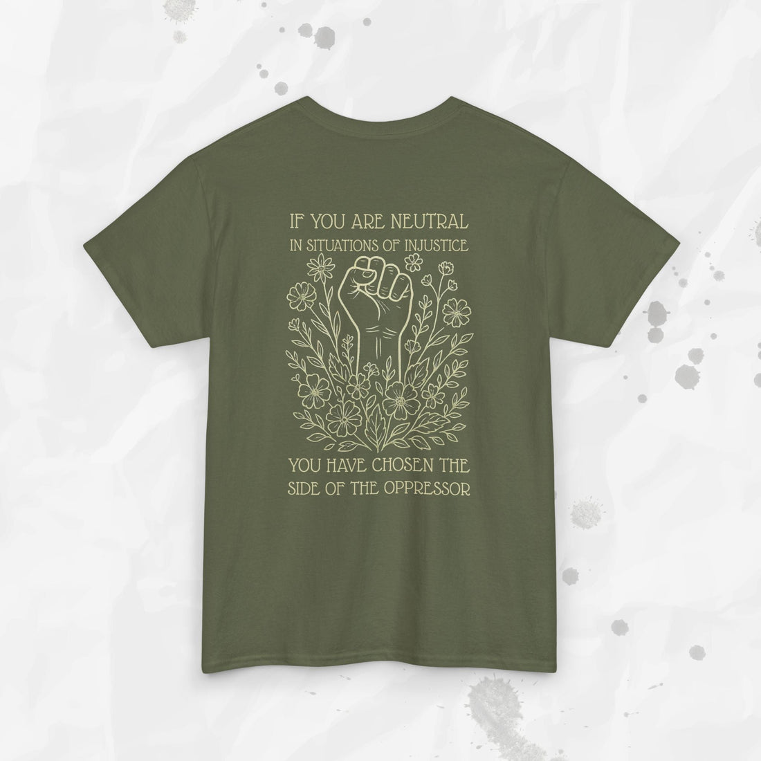 You Have Chosen the Side Graphic T-Shirt in Navy or Coral - Image 6
