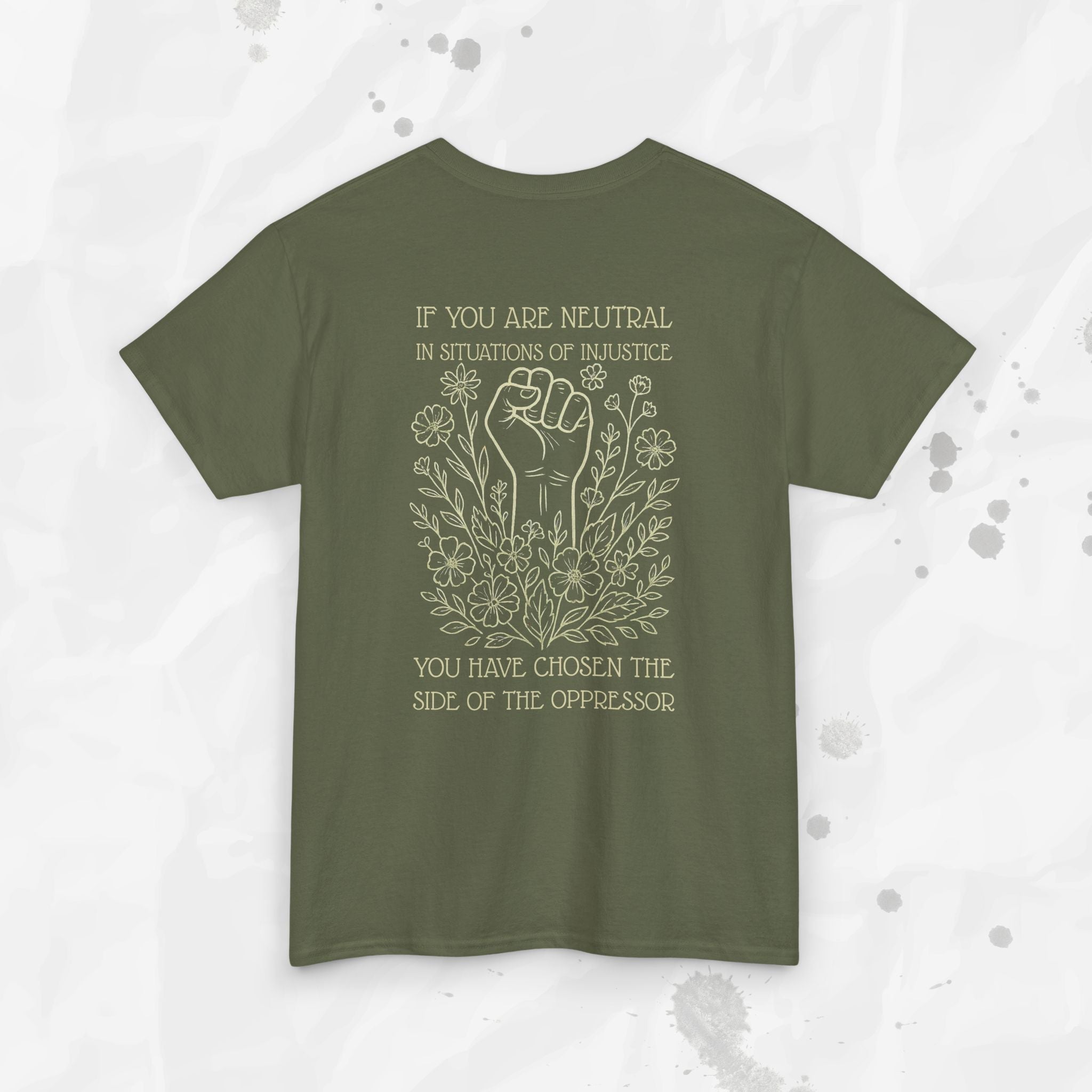 You Have Chosen the Side Graphic T-Shirt in Navy or Coral - Image 6