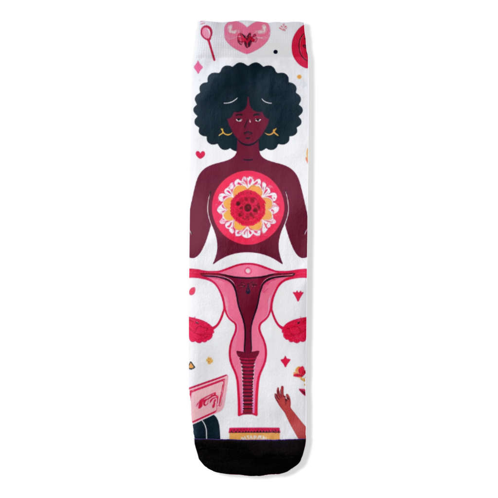 KUSHIE Empowered Period Socks – Bold & Artistic