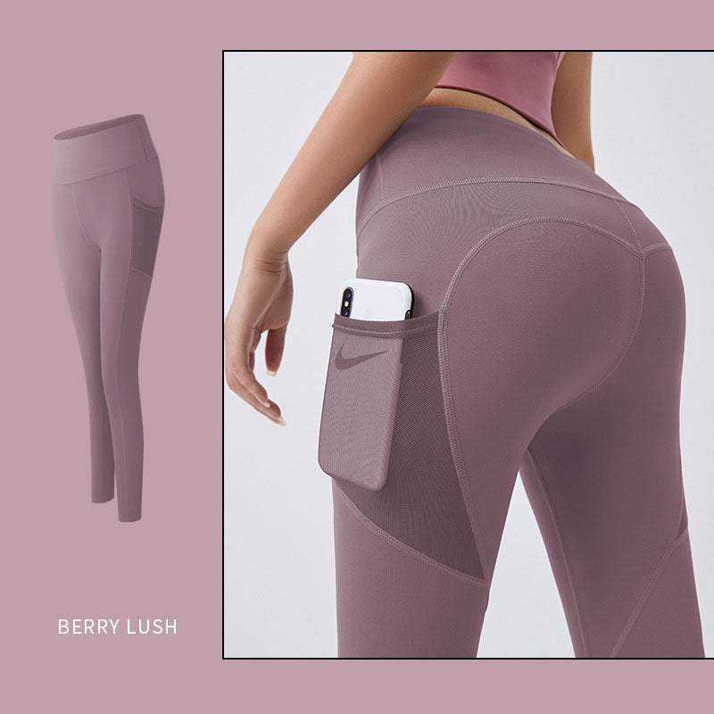 Women's High-Waisted Yoga Leggings with Pockets