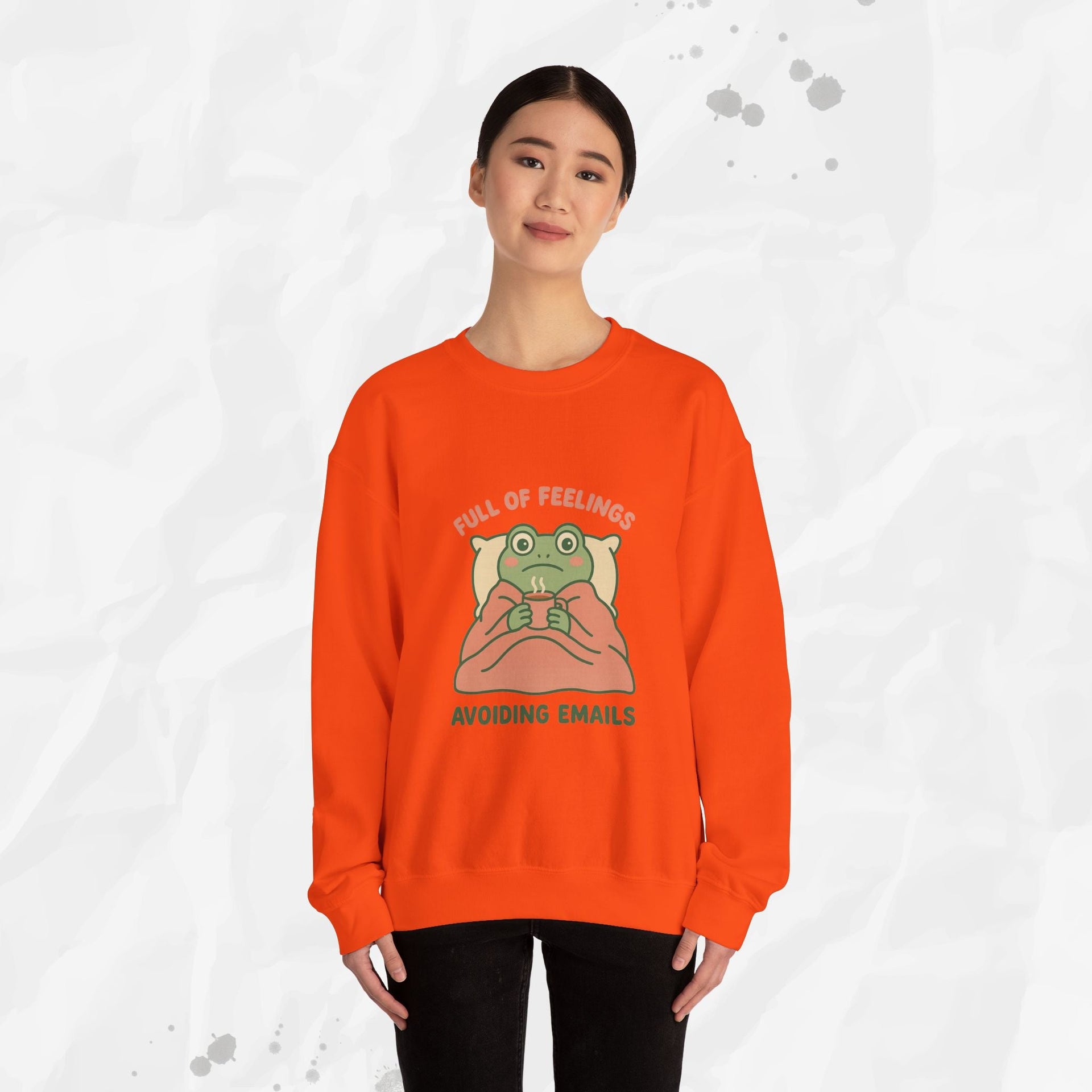 Full of Feelings Avoiding Emails - Crewneck Sweatshirt