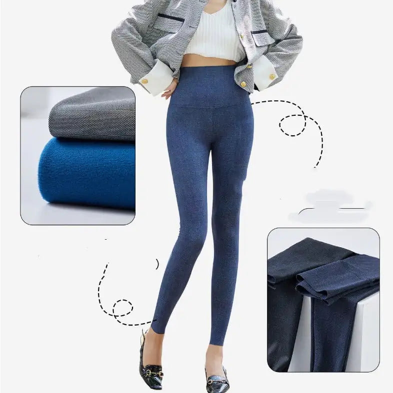 Thick Fleece-lined Shark Pants for Autumn and Winter