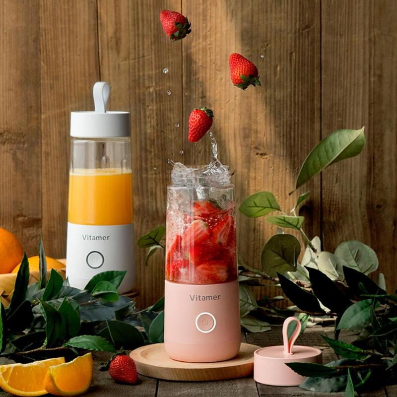 Portable USB Rechargeable Electric Smoothie Blender & Juicer Cup