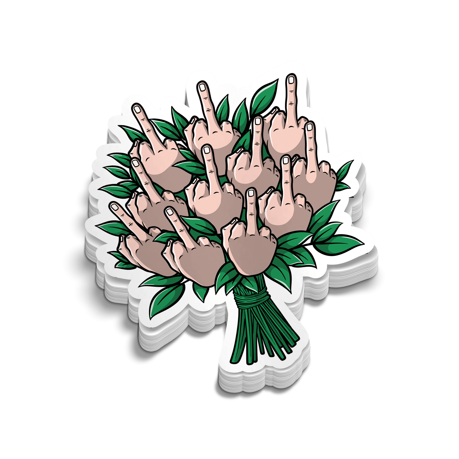 Bouquet - Hard Hat Decal