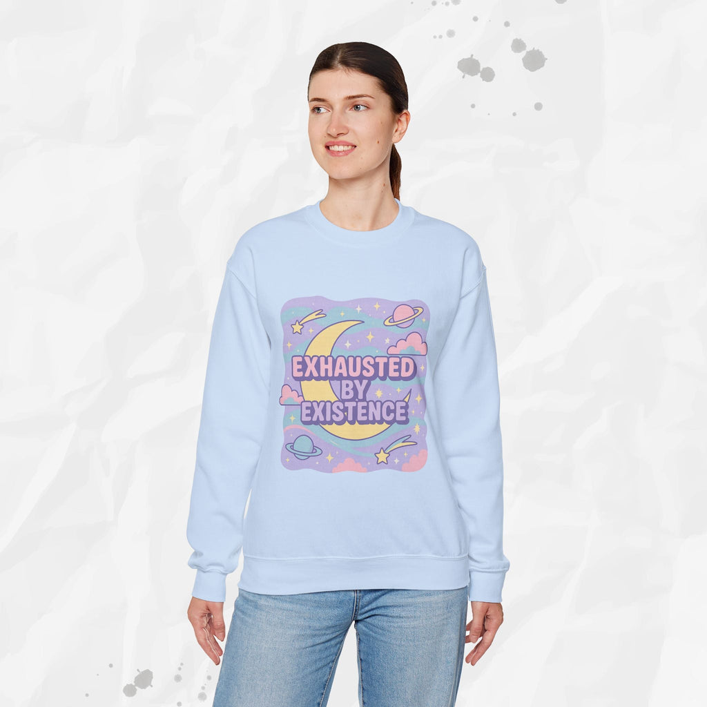 Exhausted by Existence - Crewneck Sweatshirt