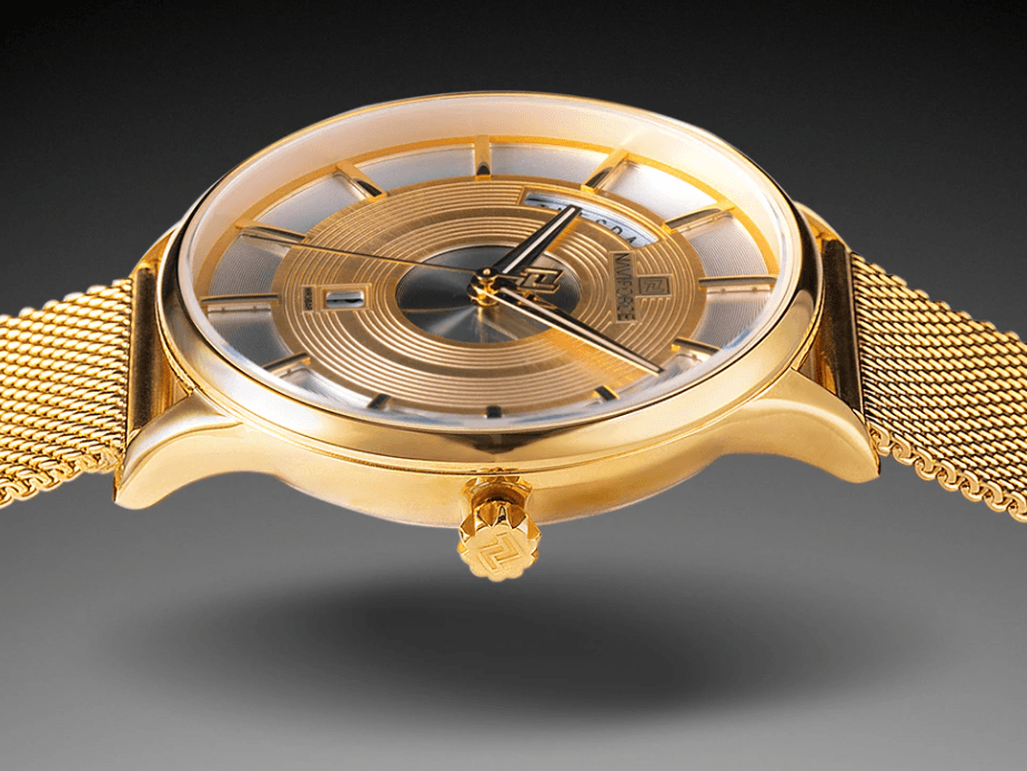 Minimalist Stainless Steel Analog Quartz Watch for Men