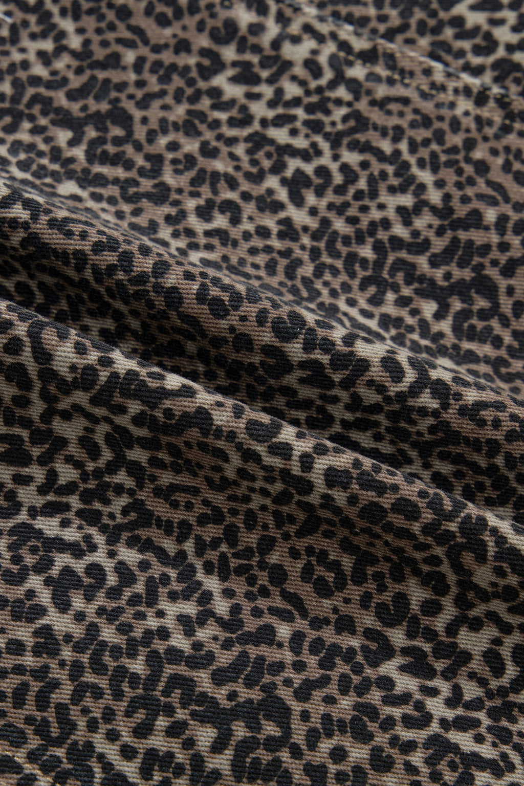 Elliana Animal Print Slim Fit Denim Vest