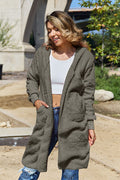 Red Hooded Teddy Bear Jacket with Thumbholes Cozy Outerwear