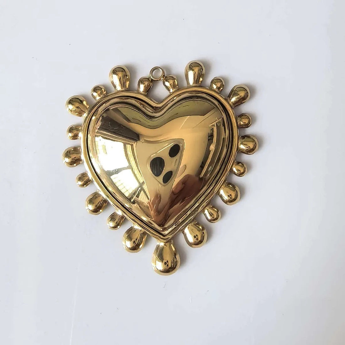 18K Gold Plated Stainless Steel & Shell Pendant Necklace