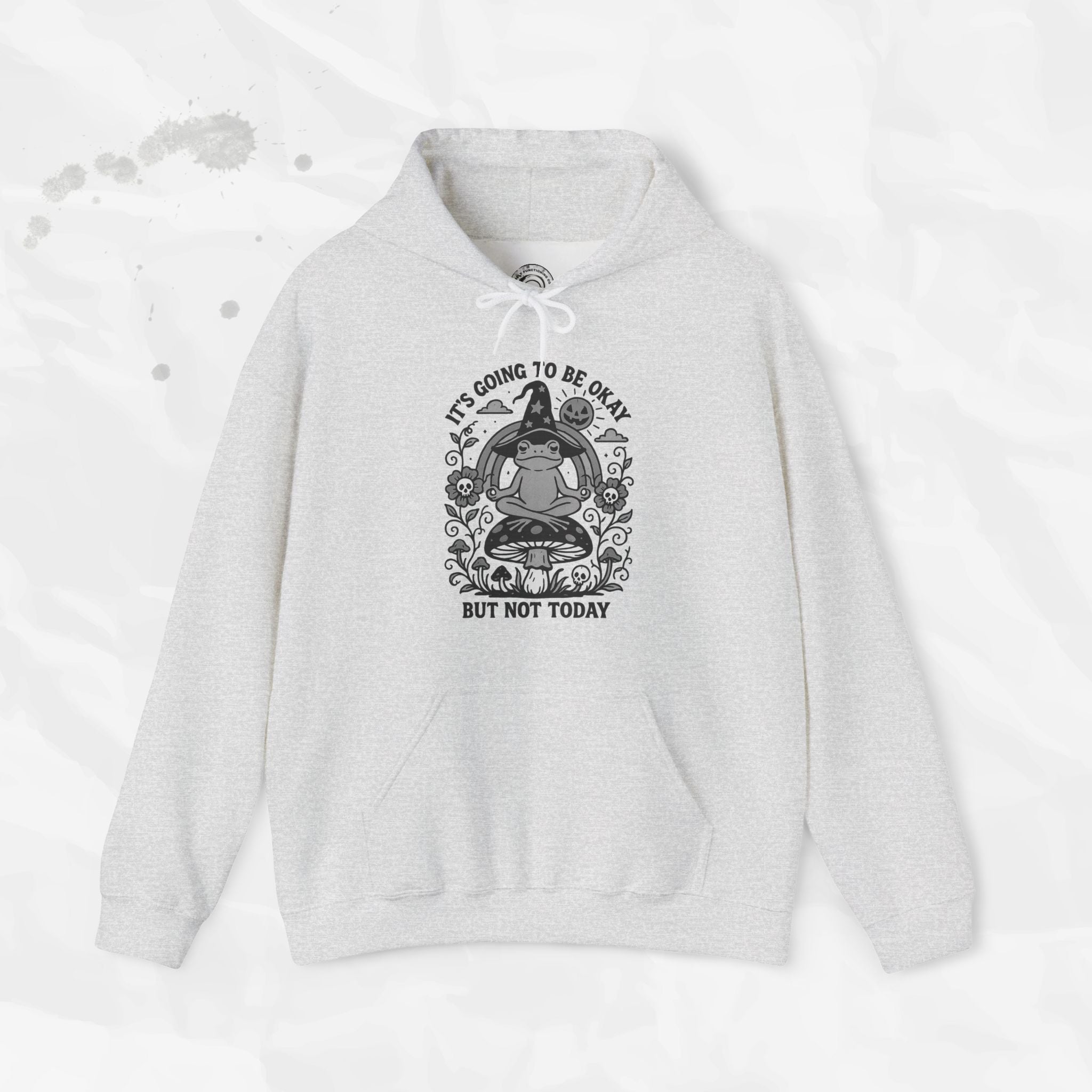 Witchy Frog Meditation Hoodie - It's Going To Be Okay Not Today