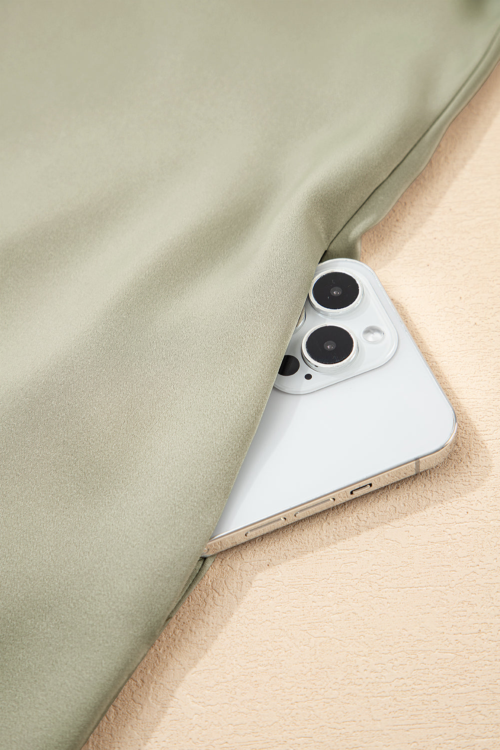 Laurel Green Buttoned Collar Shift Mini Dress