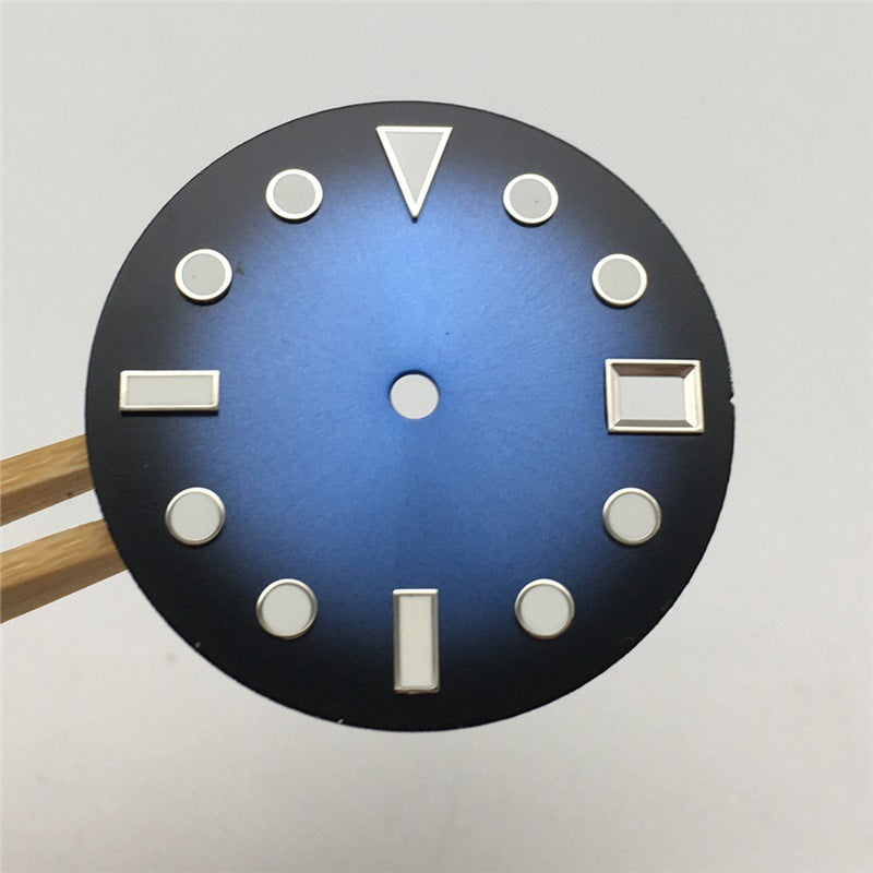 Modified Watch Dial With Luminous Numerals