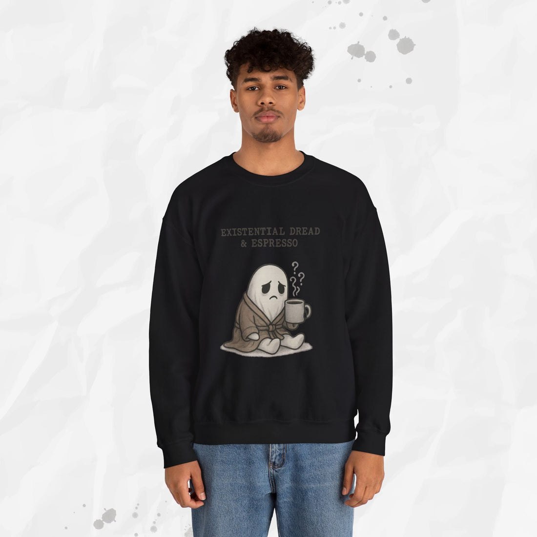 Existential Dread & Espresso - Crewneck Sweatshirt