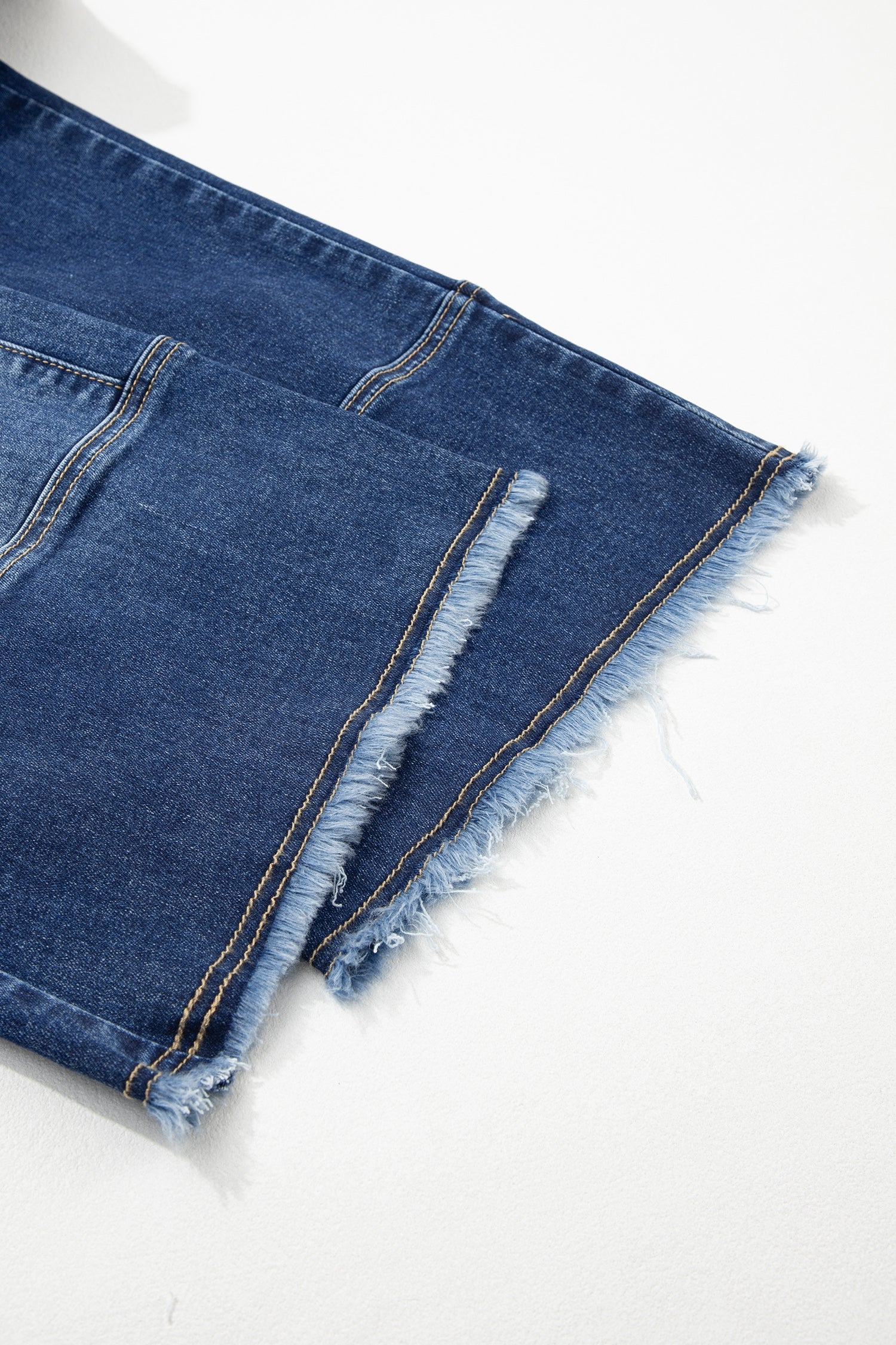 Aleah High Waisted Wide Leg Cropped Denim Pants - Pull-On Fit