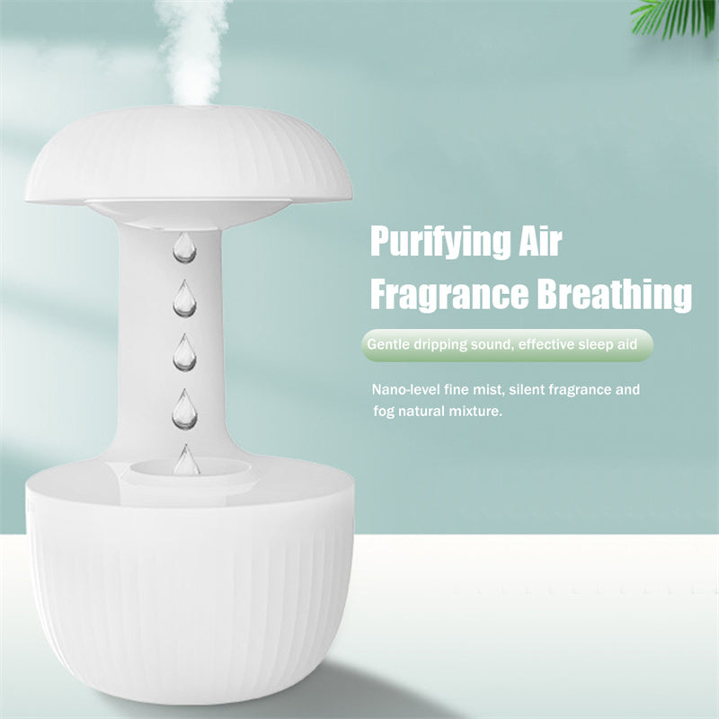 Anti-Gravity Air Humidifier with Levitating Water Drops & Cool Mist