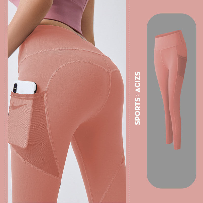 Women's High-Waisted Yoga Leggings with Pockets