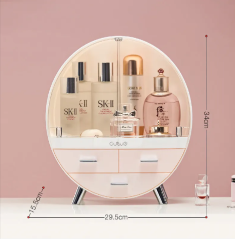 Double Door Cosmetic Storage Box
