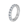 Sterling Silver Moissanite Ring For Women