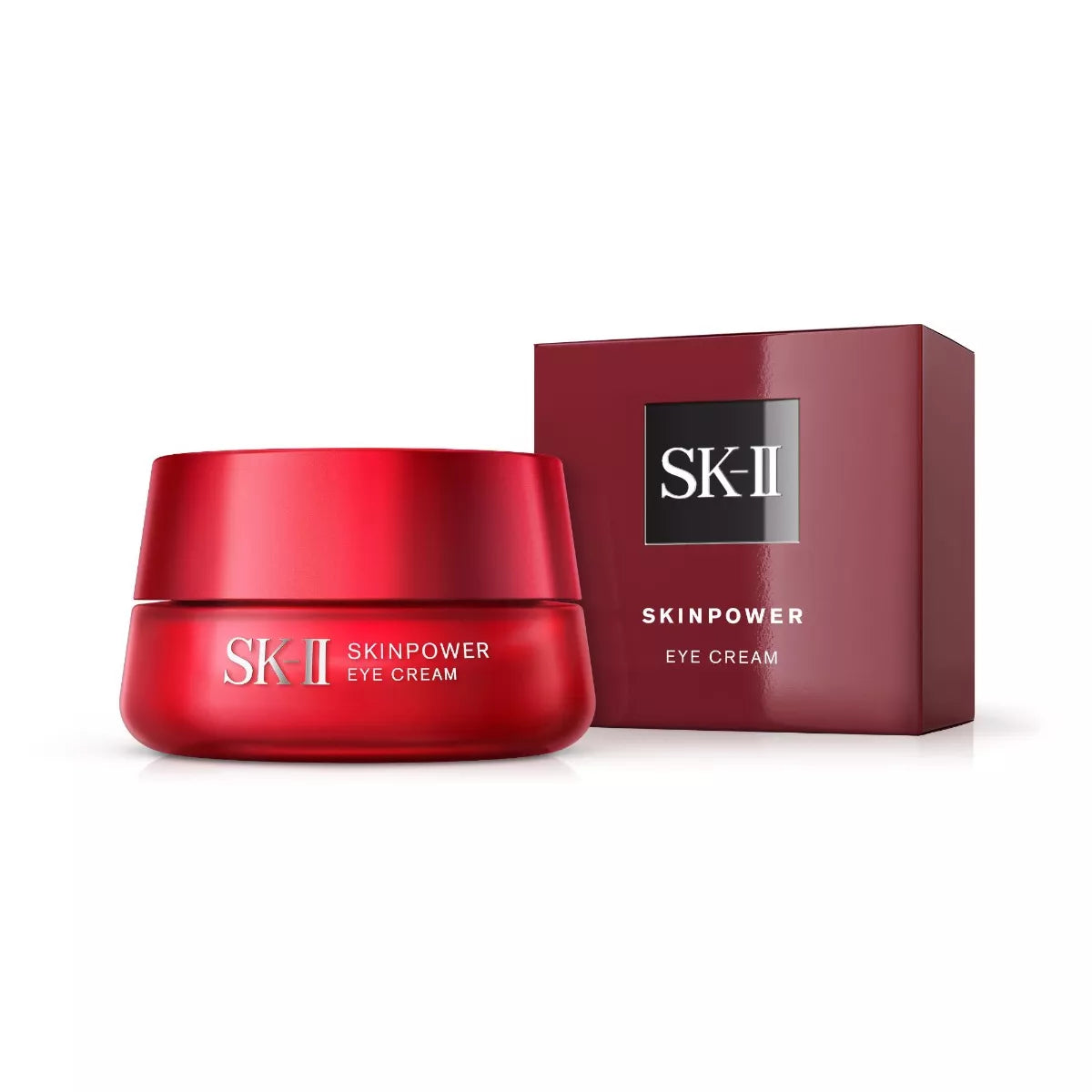 Jar of SK-II SKINPOWER Eye Cream 0.4 OZ anti-aging treatment