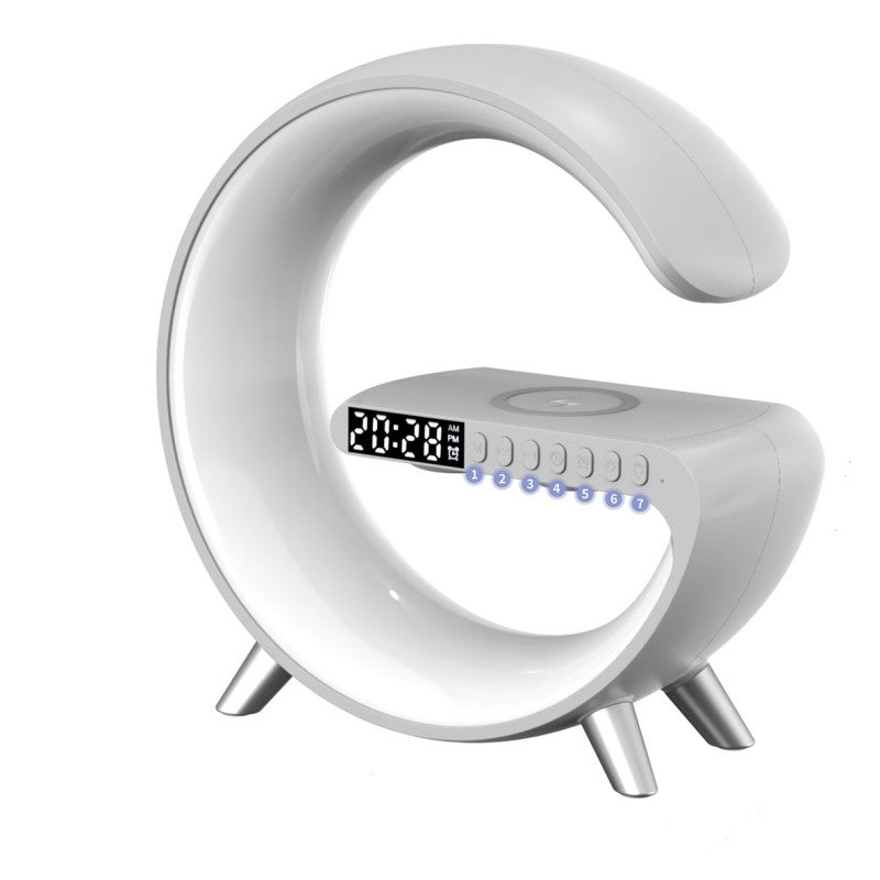 G-Shaped LED Intelligent Lamp with Wireless Charger & Bluetooth Speaker