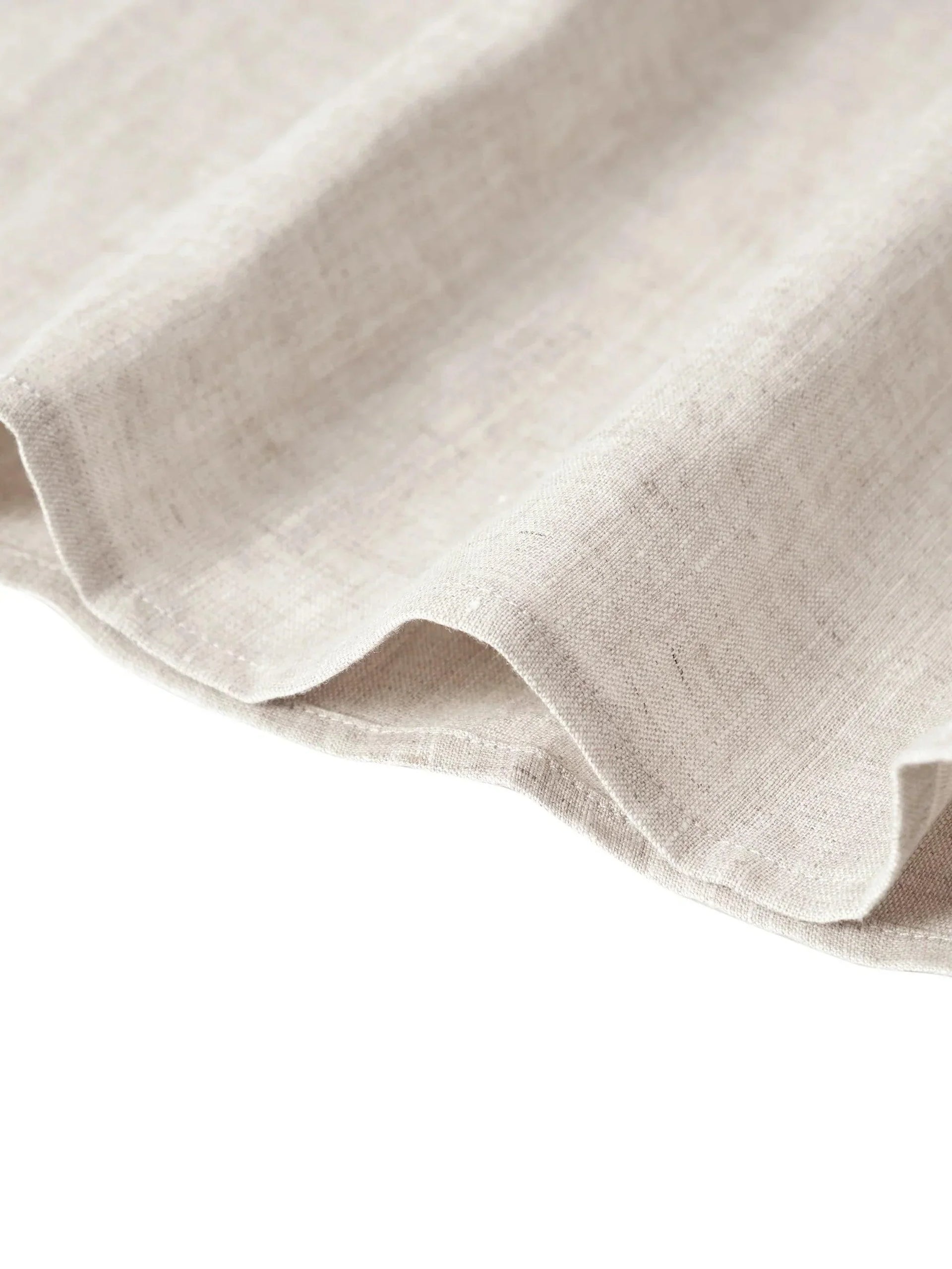 100% Linen Scoop Neck Swing Beach Maxi Dress - Sleeveless