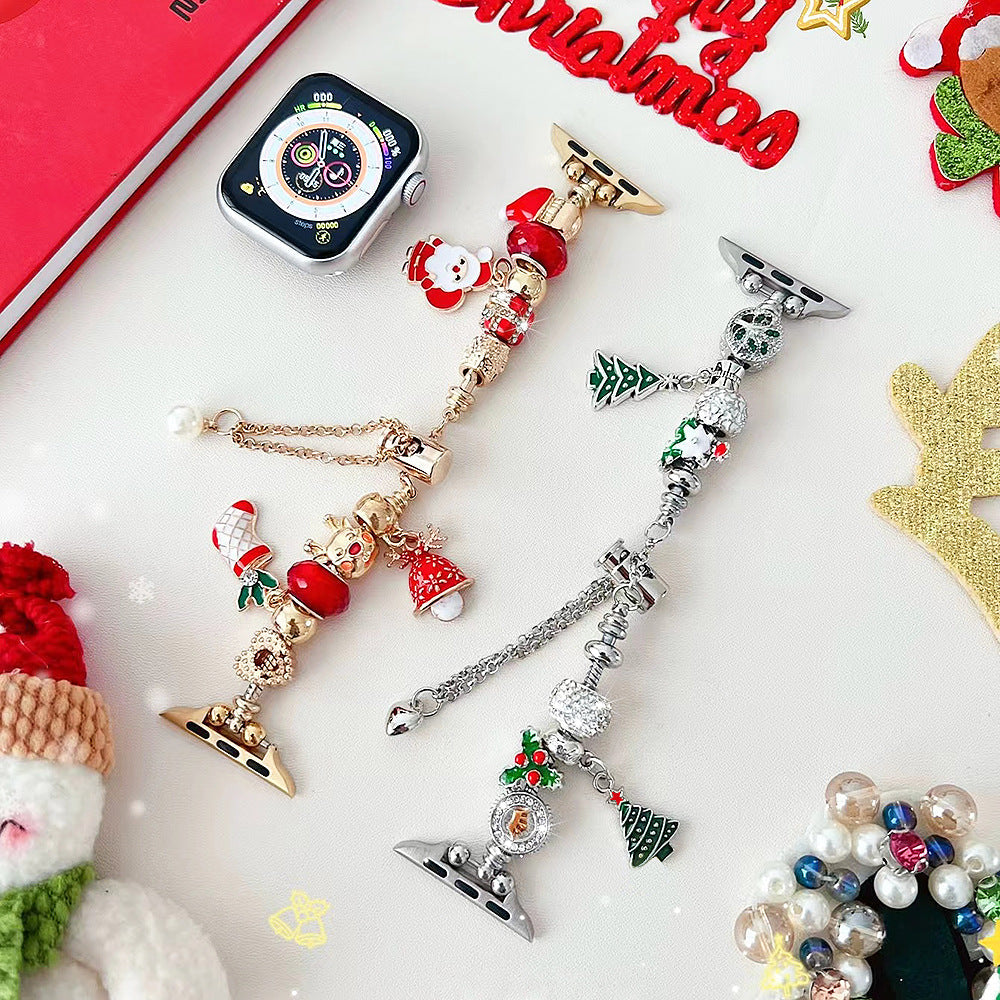 Creative Cartoon Bracelet, Leather Cord Braided Smartwatch Strap