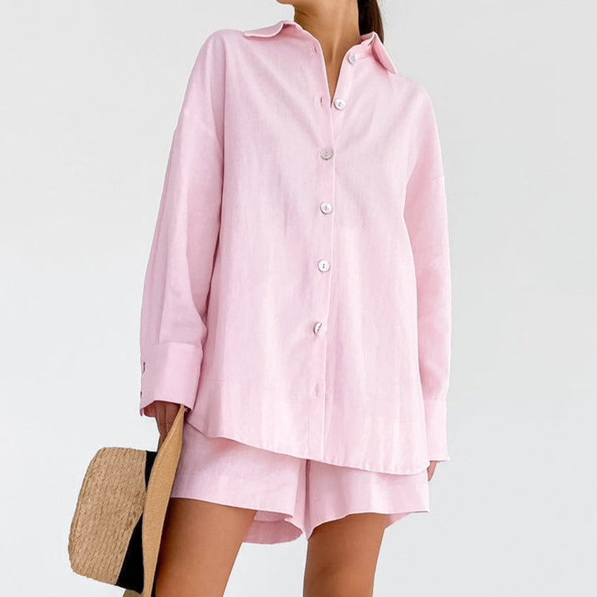 2023 Summer Women's Loose Fashion Pajama Set (2 Pieces)