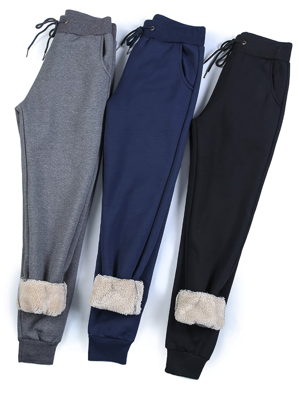 🖤 Women’s Fleece Sweatpants Jogger — Boyfriend Style