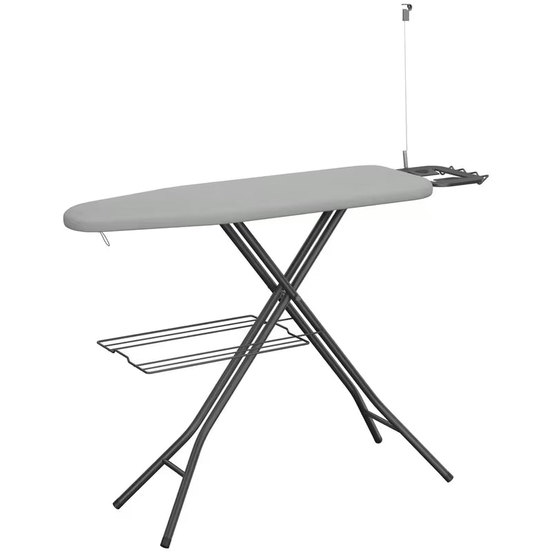 Full Size Foldable Ironing Board with Clothes Rack