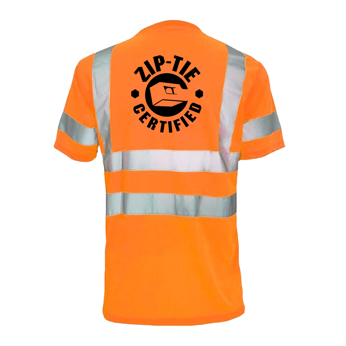 Zip Tie Certified High Visibility Reflective Safety T-Shirt - Image 2