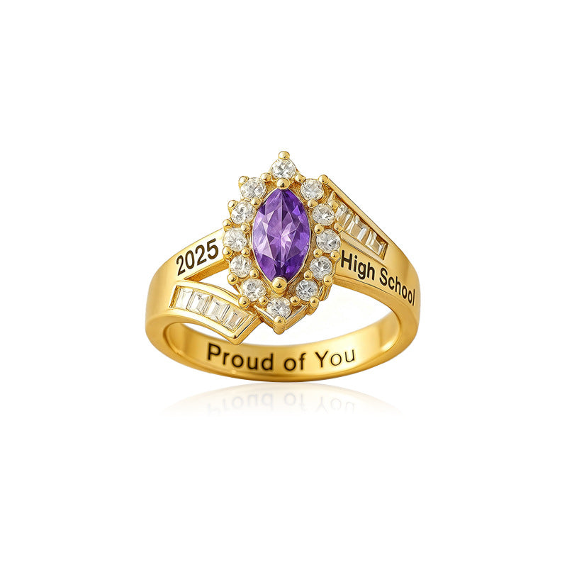 December Birthstone Class Ring