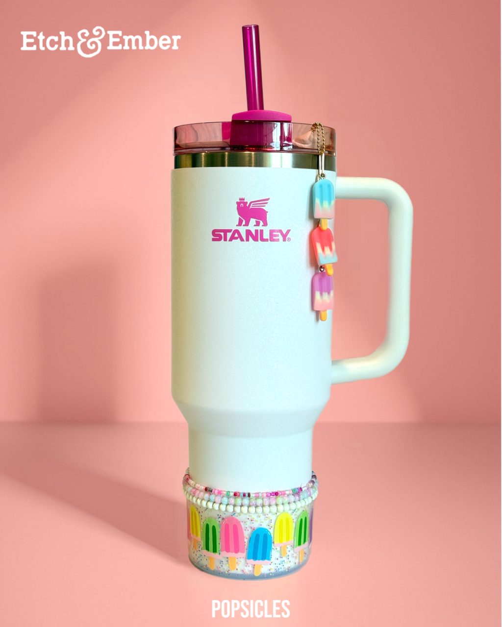 Popsicle Charm - Tumbler Handle Charm